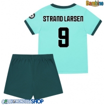 Maglie da calcio Wolves Jorgen Strand Larsen #9 Seconda Maglia Bambino 2025-26 Manica Corta + Pantaloni corti)